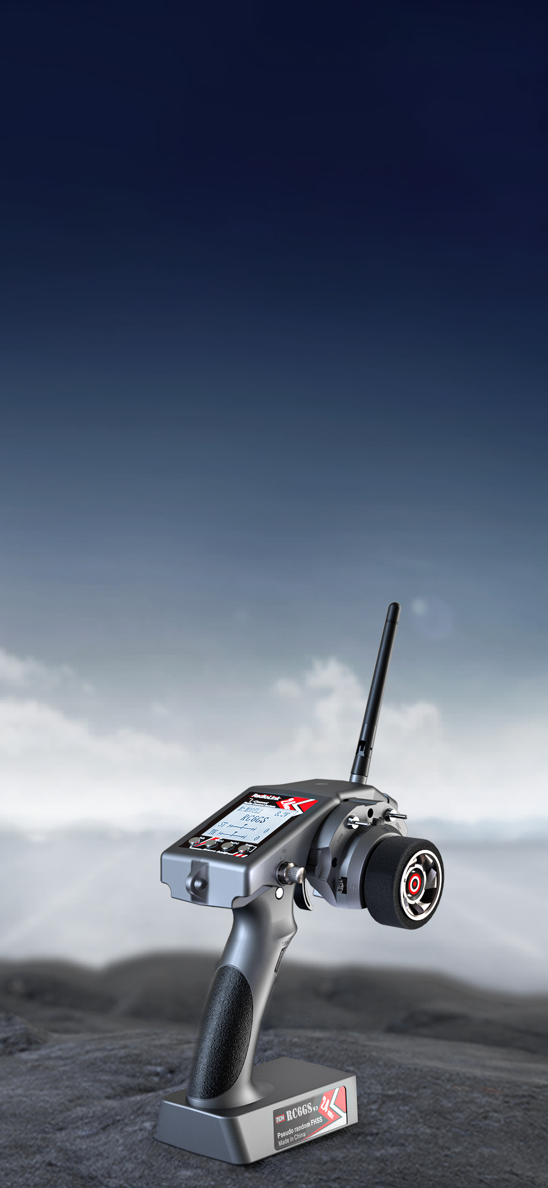 7 channels remote controller designed for RC cars and boats RC6GS V3